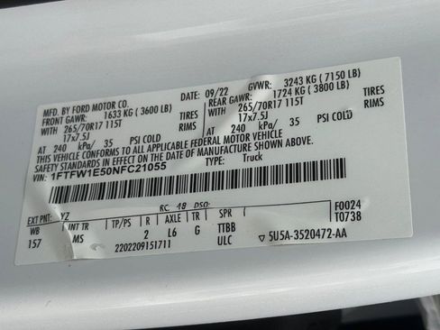 Certified 2022 Ford F150 XLT w/ Equipment Group 301A Mid AWD/4WD image 26