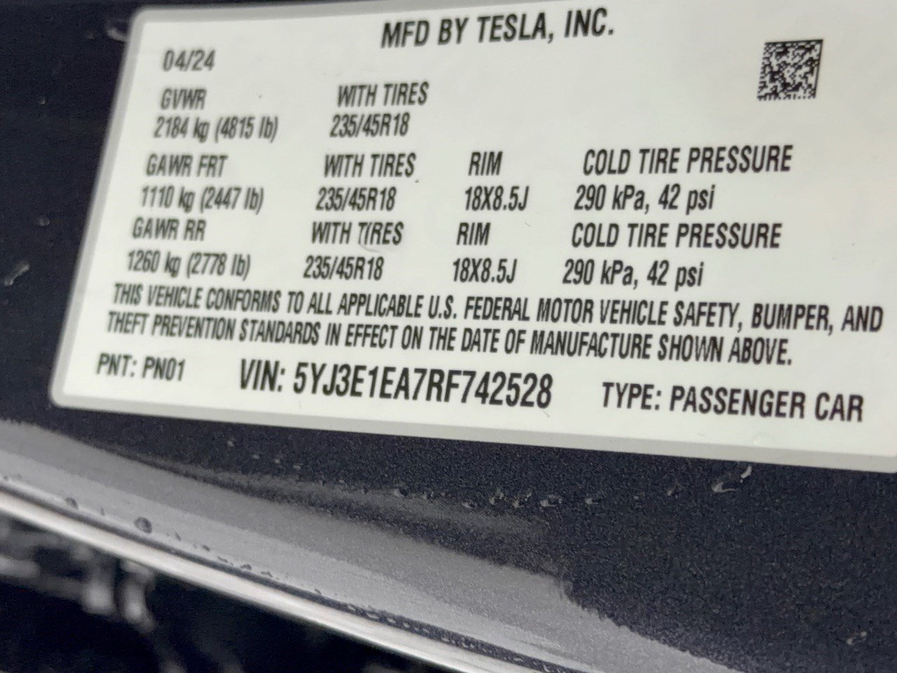 Used 2024 Tesla Model 3 Long Range RWD image 31