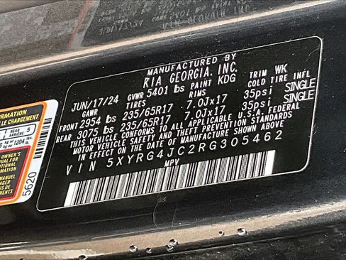 Certified 2024 Kia Sorento LX FWD image 18