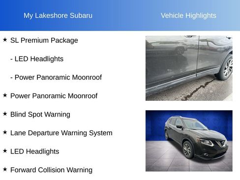 Used 2015 Nissan Rogue SL w/ SL Premium Package image 11