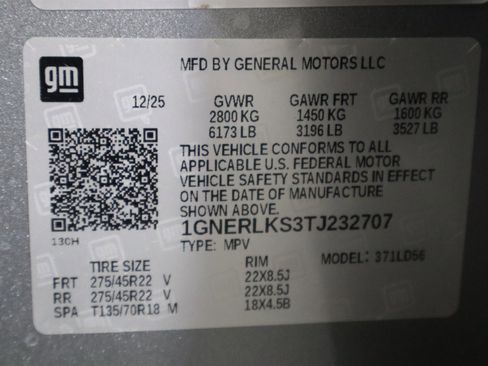 New 2026 Chevrolet Traverse RS FWD image 37