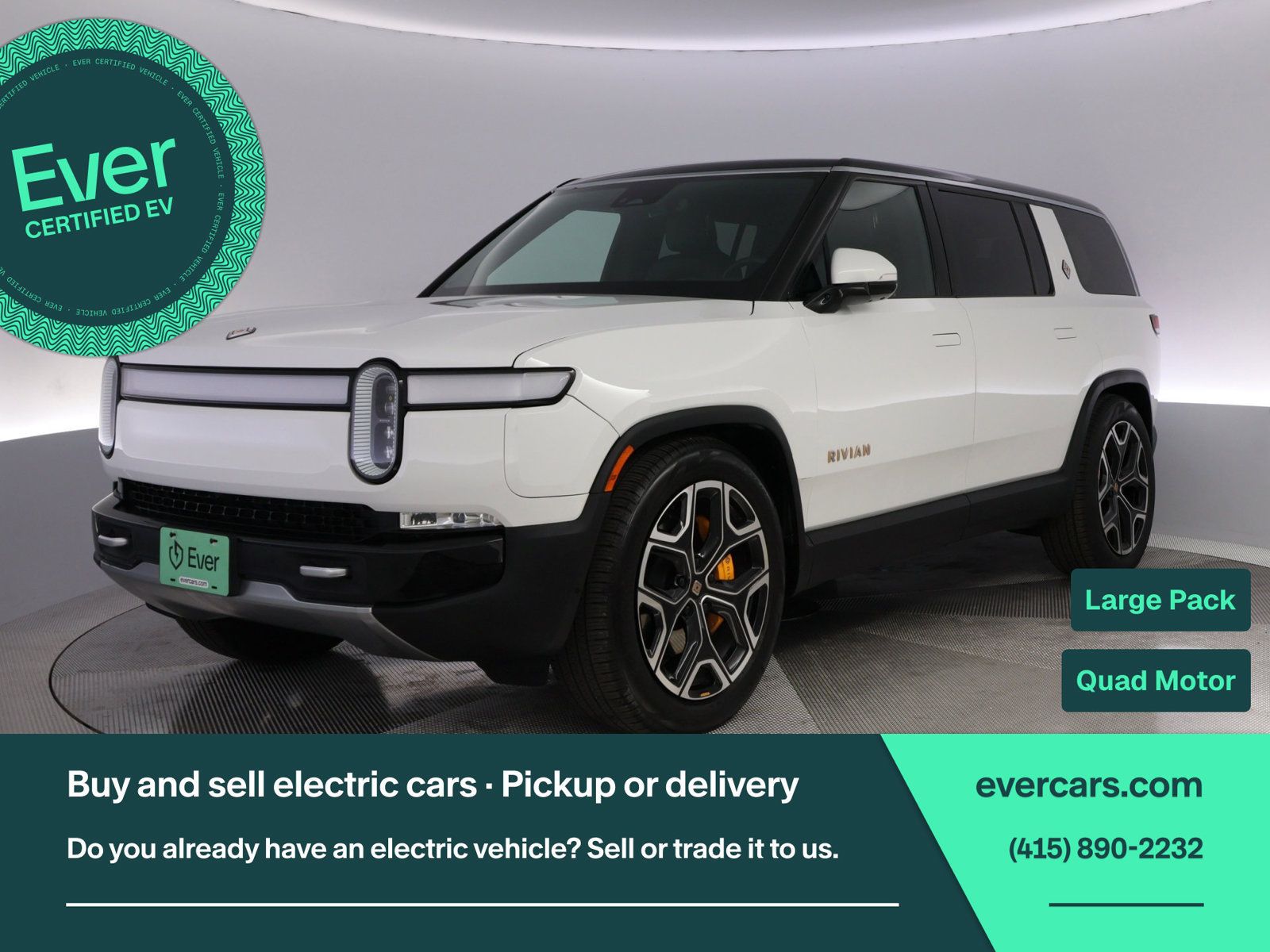 Used 2023 Rivian R1S Adventure Quad AWD/4WD image 1