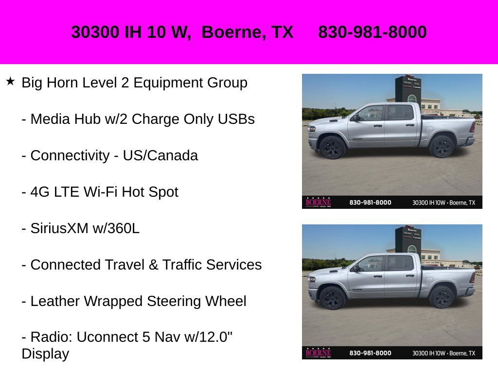 Used 2025 RAM 1500 Big Horn AWD/4WD image 23