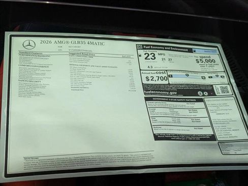 New 2026 Mercedes-Benz GLB 35 AMG 4MATIC image 18