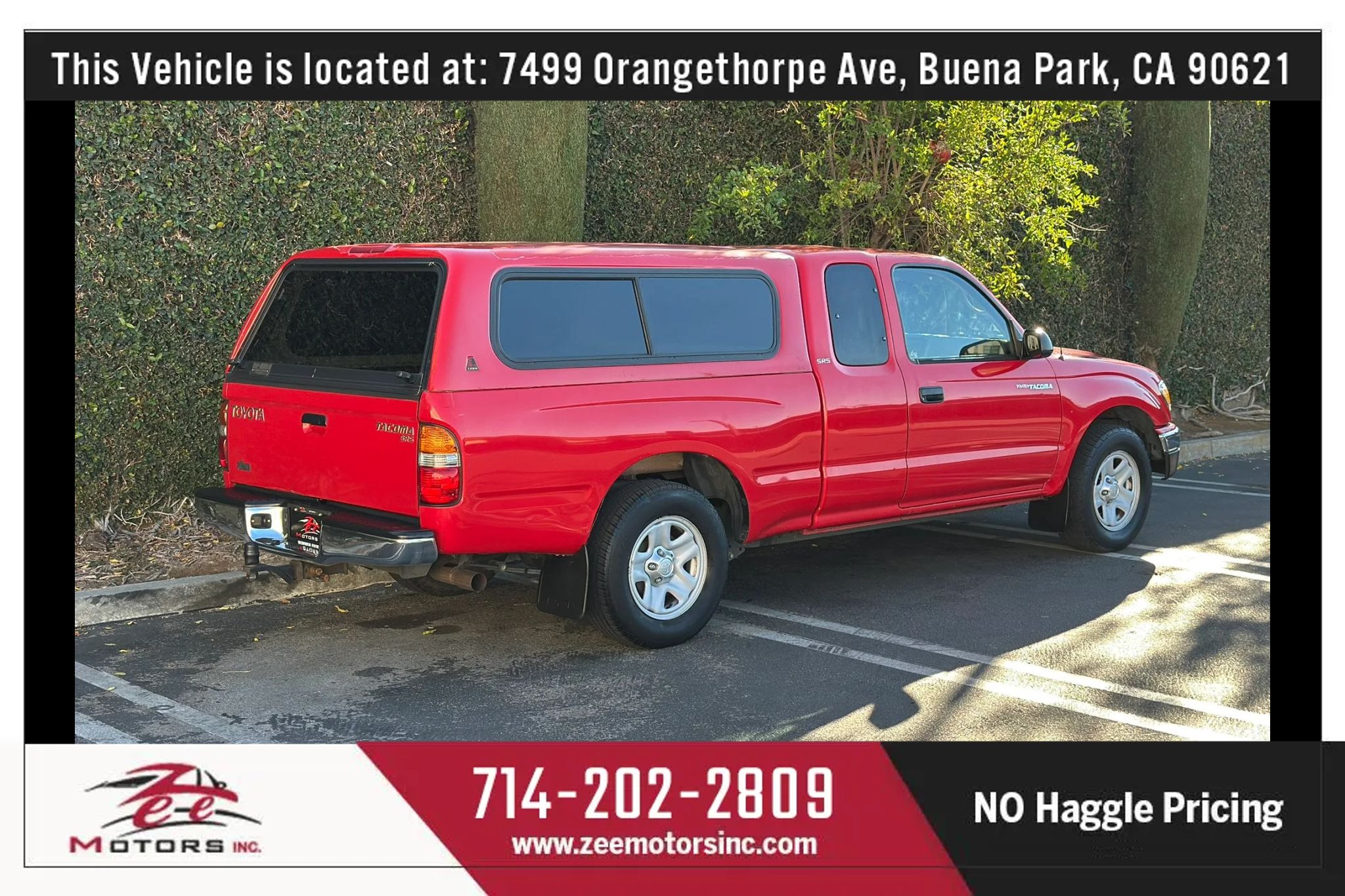 Used 2001 Toyota Tacoma 2WD Xtracab w/ SR5 Pkg w/ Chrome Pkg image 7