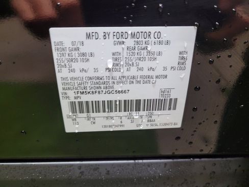 Used 2018 Ford Explorer Limited w/ Equipment Group 301A image 33