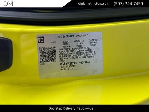 Used 2023 Chevrolet Corvette Z06 RWD image 62
