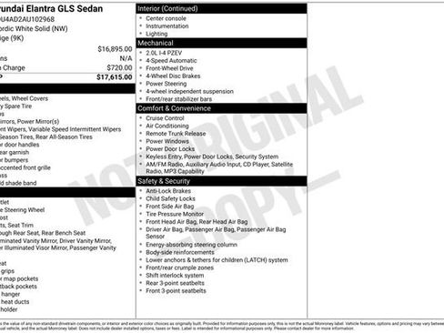 Used 2010 Hyundai Elantra GLS image 9