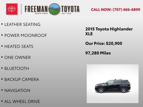 Used 2015 Toyota Highlander XLE AWD/4WD image 5