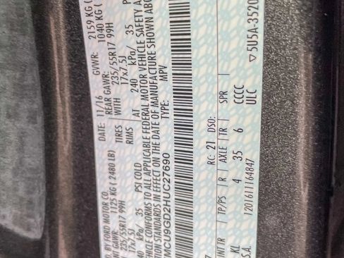 Used 2017 Ford Escape SE AWD/4WD image 43