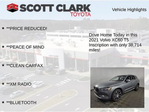 Used 2021 Volvo XC60 T5 Inscription w/ Advanced Package image 13