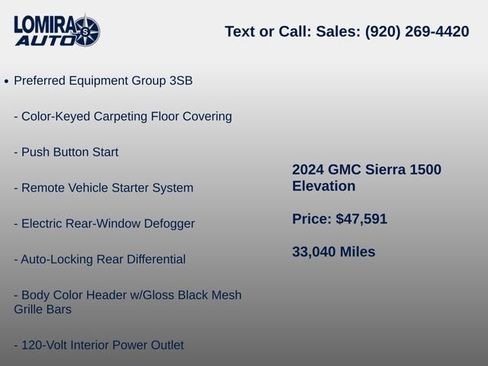 Used 2024 GMC Sierra 1500 Elevation w/ Elevation Premium Package AWD/4WD image 6