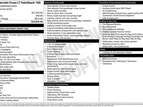 Used 2017 Chevrolet Cruze LT image 6