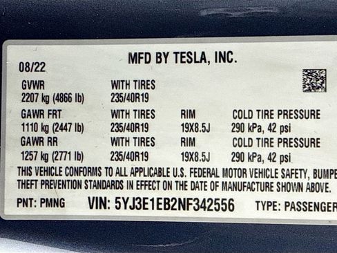 Used 2022 Tesla Model 3 Long Range image 29