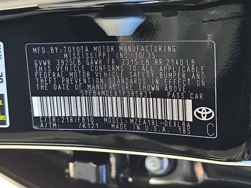 New 2026 Toyota Corolla LE image 35