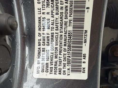 Used 2011 Honda Civic LX image 32