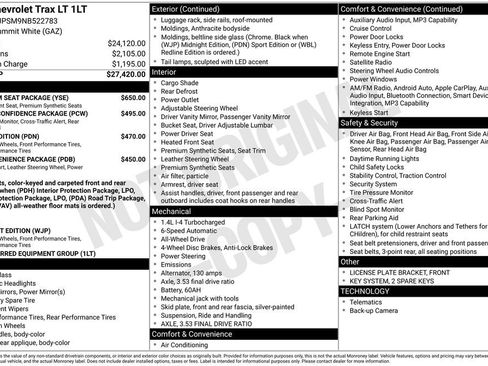 Used 2022 Chevrolet Trax LT w/ Premium Seat Package image 6