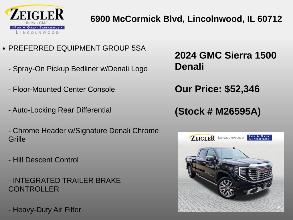 Used 2024 GMC Sierra 1500 Denali w/ Denali Reserve Package AWD/4WD image 18