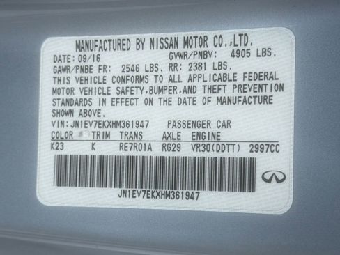 Used 2017 INFINITI Q60 w/ Premium Plus Package 3.0T image 18