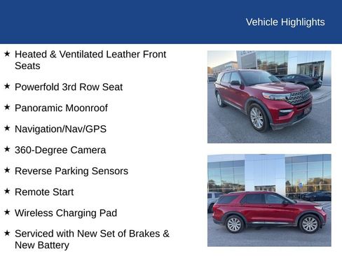 Used 2021 Ford Explorer Limited w/ Equipment Group 301A image 3