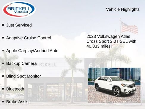 Used 2023 Volkswagen Atlas Cross Sport SEL AWD/4WD image 17