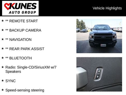 Used 2018 Ford F150 XLT w/ Equipment Group 302A Luxury image 2