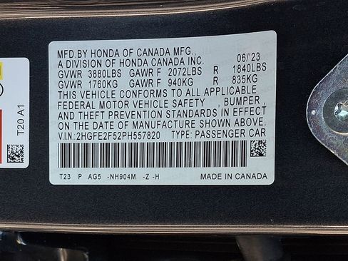 Used 2023 Honda Civic Sport image 27