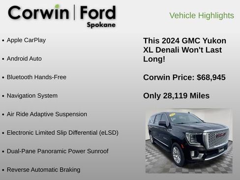 Used 2024 GMC Yukon XL Denali image 24