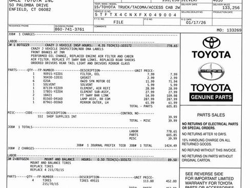 Used 2015 Toyota Tacoma 2WD Access Cab w/ SR5 Package image 12