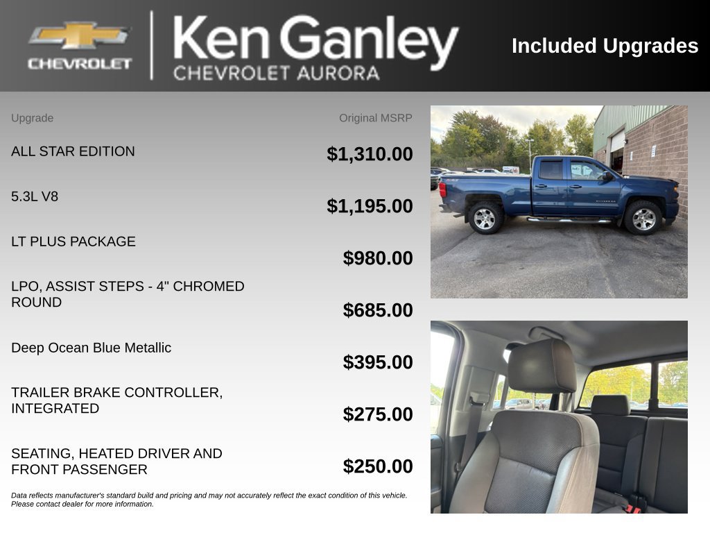 Used 2016 Chevrolet Silverado 1500 LT w/ All Star Edition AWD/4WD image 6