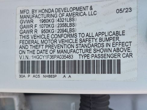 Certified 2023 Honda Accord EX image 33