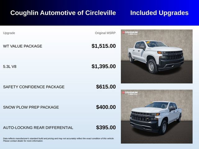 Used 2022 Chevrolet Silverado 1500 W/T w/ WT Value Package AWD/4WD image 3