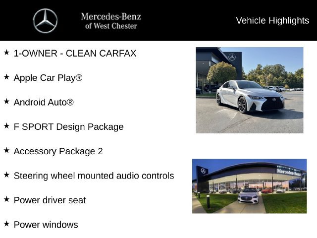 Used 2024 Lexus IS 350 F Sport w/ Accessory Package 2 RWD image 5