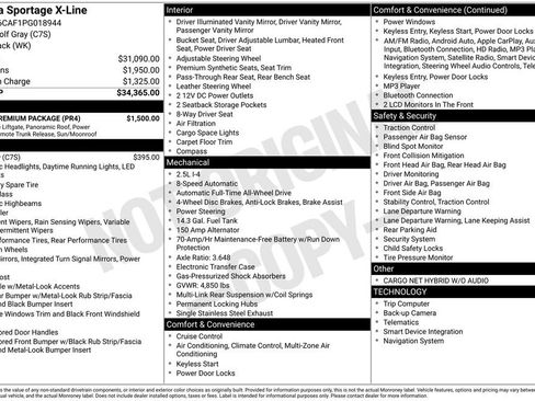 Used 2023 Kia Sportage X-Line w/ X-Line Premium Package image 4