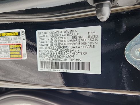 New 2026 Honda Odyssey EX-L image 17