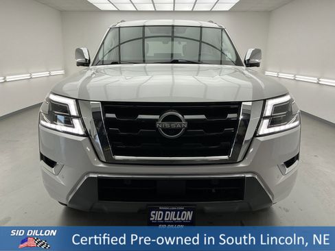 Used 2021 Nissan Armada Platinum w/ Captain's Chairs Package image 2