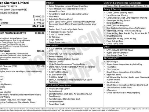 Used 2026 Jeep Cherokee Limited AWD/4WD image 22