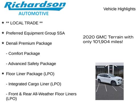 Used 2020 GMC Terrain Denali w/ Denali Premium Package AWD/4WD image 12