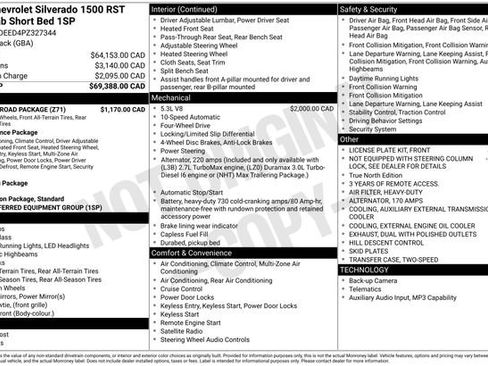Certified 2023 Chevrolet Silverado 1500 RST w/ Z71 Off-Road Package AWD/4WD image 5