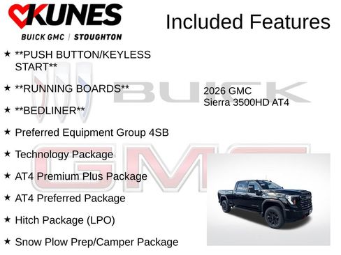 New 2026 GMC Sierra 3500 AT4 w/ AT4 Premium Plus Package image 3