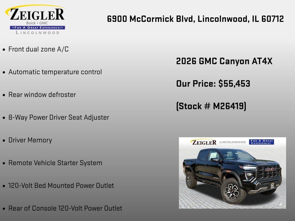 New 2026 GMC Canyon AT4X AWD/4WD image 12