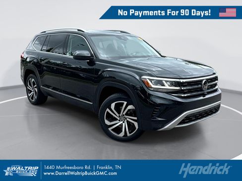 Used 2021 Volkswagen Atlas SEL Premium AWD/4WD image 1