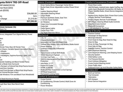 Used 2021 Toyota RAV4 TRD Off-Road image 8