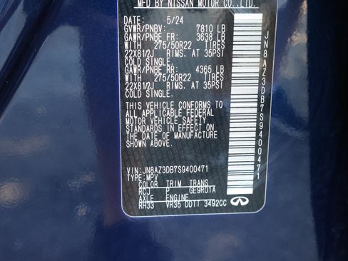 Certified 2025 INFINITI QX80 Sensory image 32