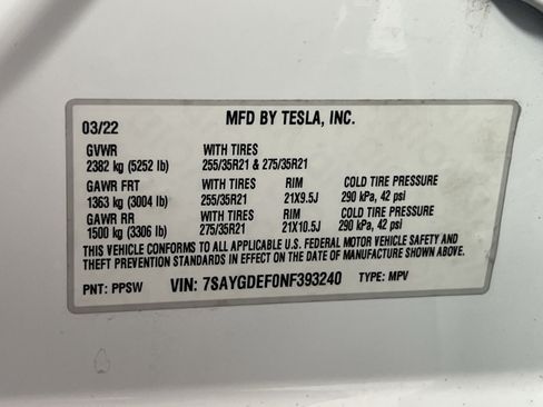 Used 2022 Tesla Model Y Performance AWD/4WD image 30