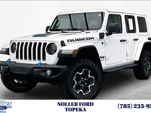Used 2021 Jeep Wrangler Unlimited Rubicon 4xe w/ Steel Bumper Group AWD/4WD image 1