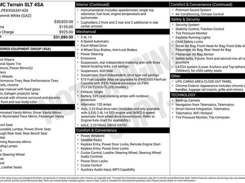 Used 2016 GMC Terrain SLT image 2