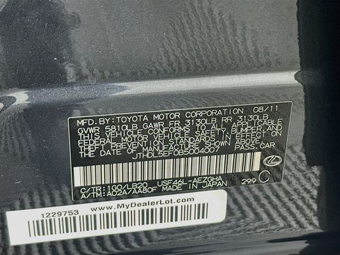 Used 2011 Lexus LS 460 L w/ Luxury Pkg AWD/4WD image 12