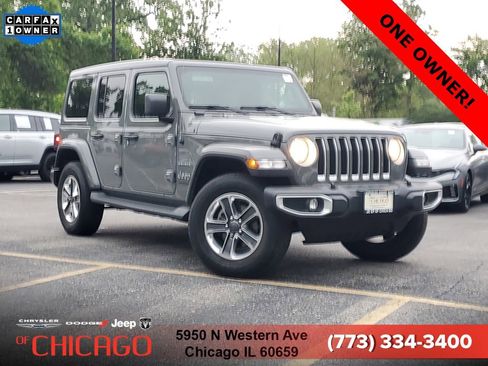 Certified 2021 Jeep Wrangler Unlimited Sahara AWD/4WD image 1