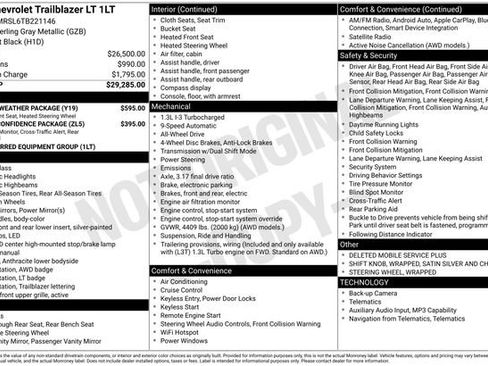 New 2026 Chevrolet TrailBlazer LT w/ LT Cold Weather Package AWD/4WD image 5